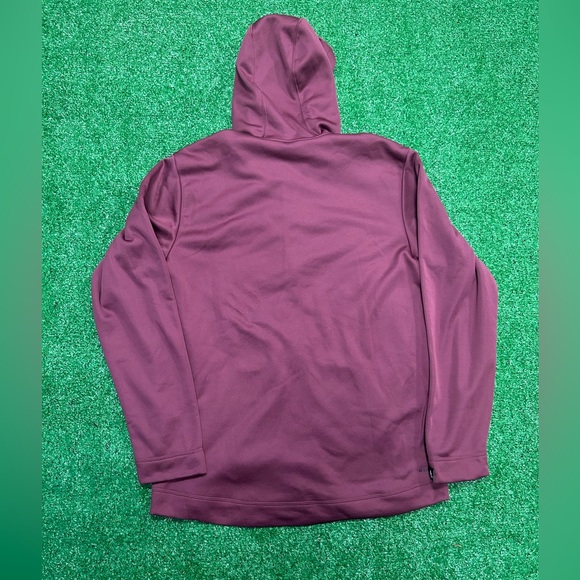 Adidas red hoodie sweatshirt full zip up jacket size larger - Picture 2 of 4